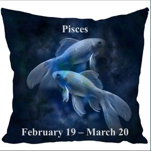Pisces Suede Pillow